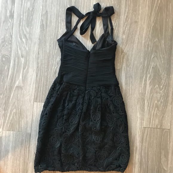BCBG Maxazria Black Cocktail Dress - Picture 7 of 8